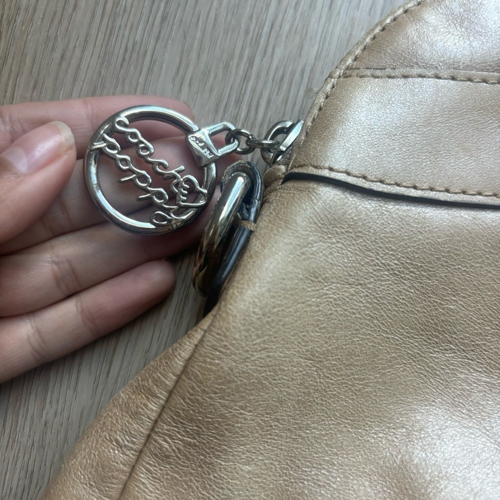 Coach Highlight Signature Poppy Tan Leather Shoulder Bag - Picture 7 of 11